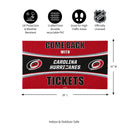 28" x 16" PVC Trapper Mat, Come Back with Tickets, Carolina Hurricanes