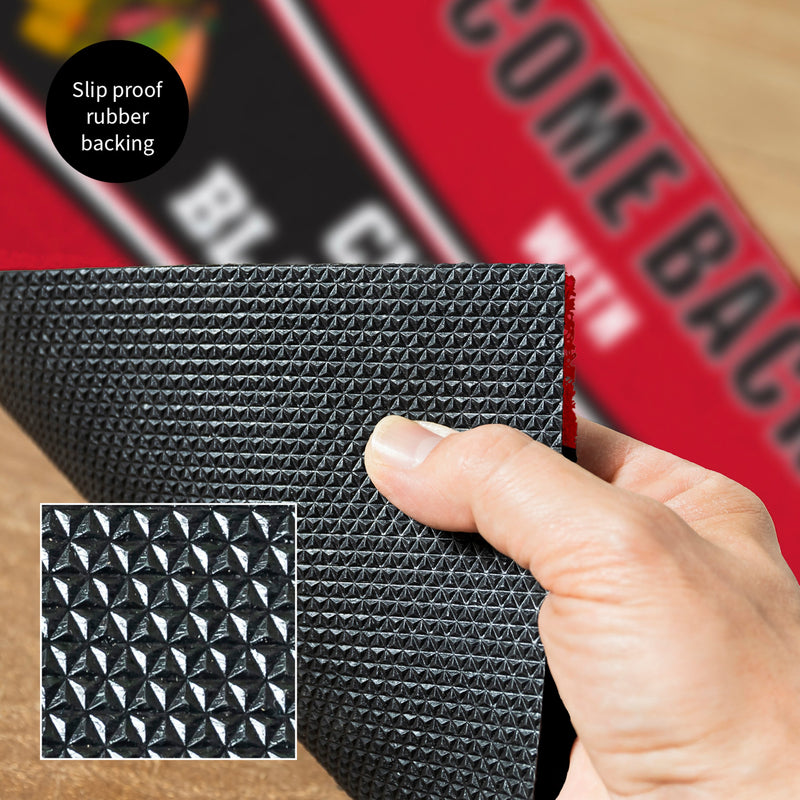 28" x 16" PVC Trapper Mat, Come Back with Tickets, Chicago Blackhawks