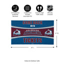 28" x 16" PVC Trapper Mat, Come Back with Tickets, Colorado Avalanche