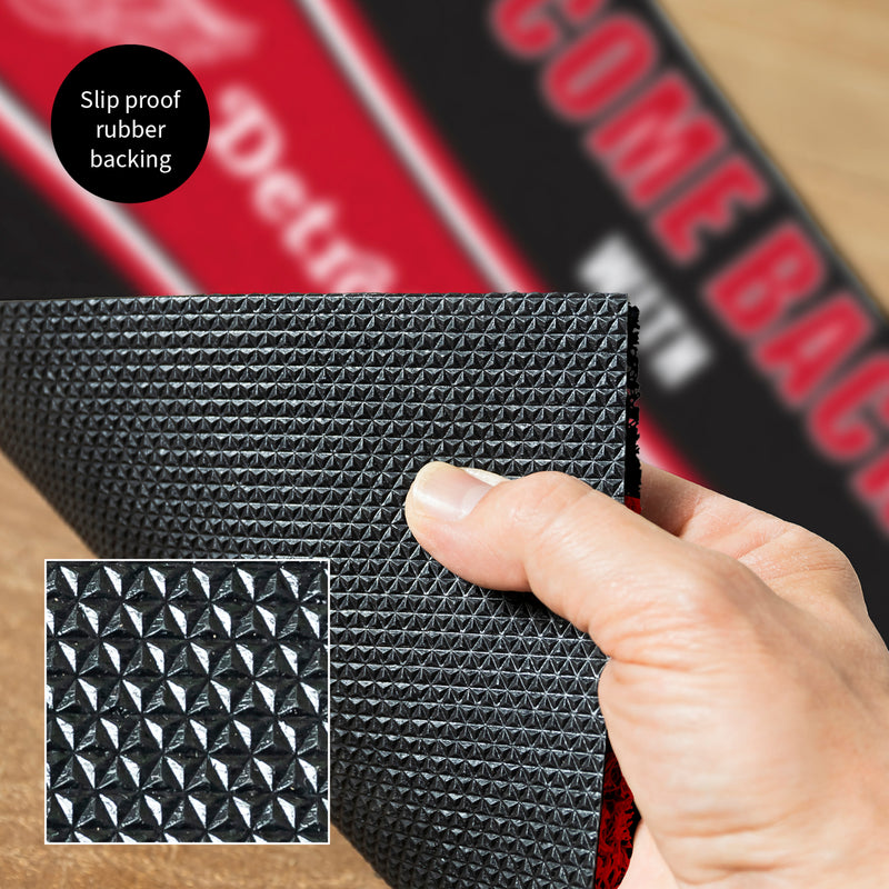 28" x 16" PVC Trapper Mat, Come Back with Tickets, Detroit Red Wings