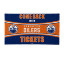 28" x 16" PVC Trapper Mat, Come Back with Tickets, Edmonton Oilers