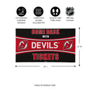 28" x 16" PVC Trapper Mat, Come Back with Tickets, New Jersey Devils