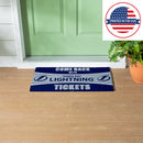 28" x 16" PVC Trapper Mat, Come Back with Tickets, Tampa Bay Lightning