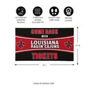 28" x 16" PVC Trapper Mat, Come Back with Tickets, University of Louisiana-Lafayette