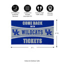 28" x 16" PVC Trapper Mat, Come Back with Tickets, University of Kentucky