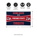 28" x 16" PVC Trapper Mat, Come Back with Tickets, Fresno State