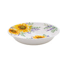 Evergreen Home Accents,13.75" Melamine Serving Bowl, Lavender Fields,13.78x13.78x2.76 Inches