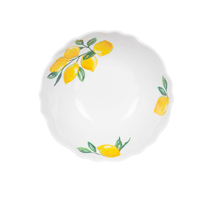 Coastal Citrus Melamine Serving Bowl, 12"