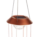 Evergreen Garden Accents,Color Changing Solar Mobile with Spinning Light Refractor, Truck with Florals,7.09x7.09x29.53 Inches