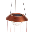 Evergreen Garden Accents,Color Changing Solar Mobile with Spinning Light Refractor, Umbrellas,7.09x7.09x29.53 Inches