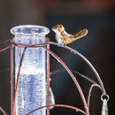 36" Solar Rain Gauge with Umbrella Embellished Design