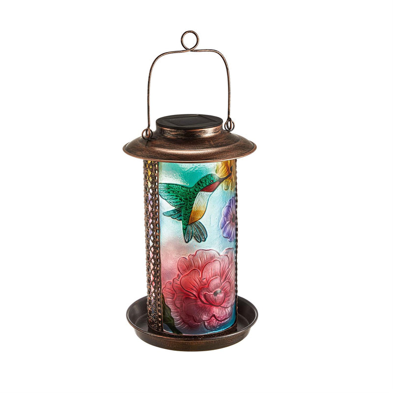 Hummingbird Solar Lantern Bird Feeder