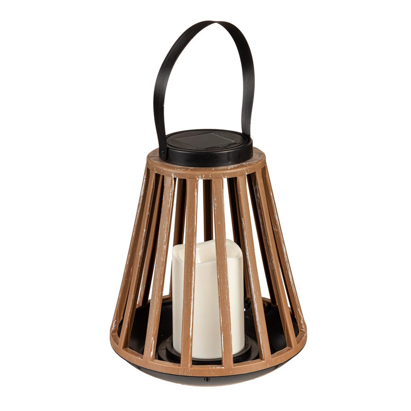 Caged Candle Holder Solar Lantern 2 ASST