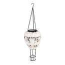 What She Shed Outdoor Lamp & Lighting, Faux Rattan Solar Hot Air Balloon, Asst of 3