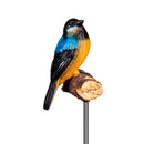 Chickadee Chirping Charmer Solar Garden Stake