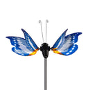 Flutterfly Solar Garden Stake, Blue