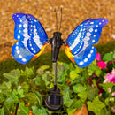 Flutterfly Solar Garden Stake, Blue