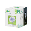 Season to Sparkle Mobile, White Light Solar Mobile, Frosted Snowflake, 26"H