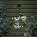 Season to Sparkle Garden Stake, 4-in-1 Solar Garden Stake, Angel, 48"H