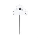 Holiday Poinsettia Garden Stake, Solar Garden Stake, Holiday Barn, 36"H, Asst of 3