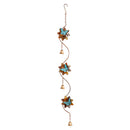 Hanging Metal Butterfly and Flower Garden Decor,2wc2226