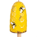 Bee Hive Ceramic Garden Bell with Rope