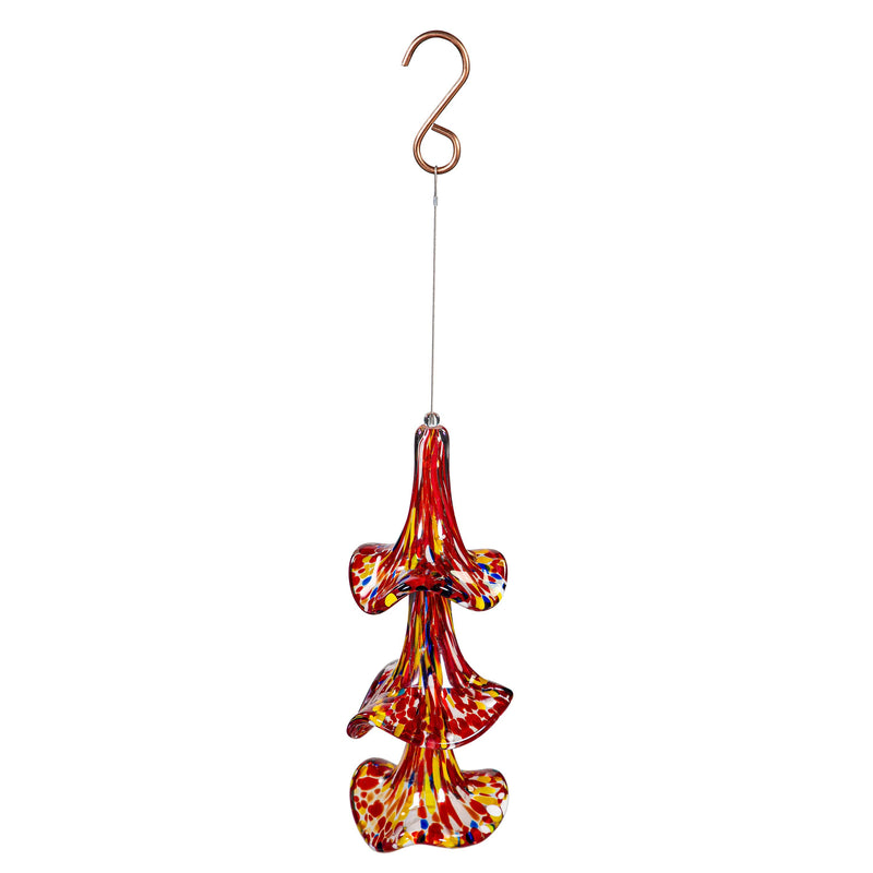 Garden of Wonder Garden Bell, Art Glass, 3-Tiered Bell, Asst of 3