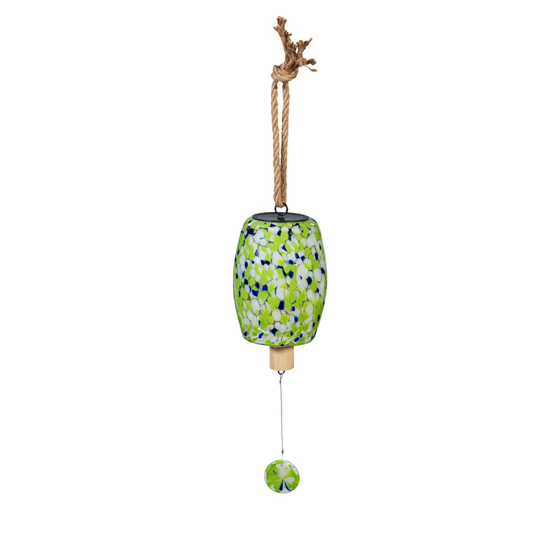 What She Shed Garden Bell, Solar Art Glass, Asst of 3
