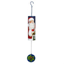 Traditional Santa Garden Accent, Wind Chime, Cylinder Santa, 36" H