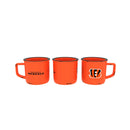 Cincinnati Bengals Ceramic Camp Cup with Enamel Finish, 14oz