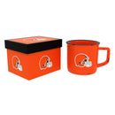 Cleveland Browns Ceramic Camp Cup with Enamel Finish, 14oz