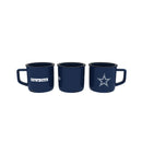 Dallas Cowboys Ceramic Camp Cup with Enamel Finish, 14oz