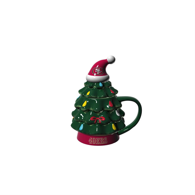 San Francisco 49ers, Holiday Tree Cup Gift Set, 14oz.