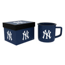 New York Yankees Ceramic Camp Cup with Enamel Finish, 14oz