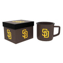San Diego Padres Ceramic Camp Cup with Enamel Finish, 14oz