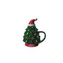 Evergreen Home Accents,18oz. Holiday Tree Cup Gift Set, Chicago Blackhawks,4.84x6.42x7.09 Inches