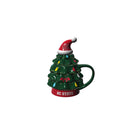 Evergreen Home Accents,18oz. Holiday Tree Cup Gift Set, North Carolina State University,4.84x6.42x7.09 Inches