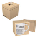 Coffee Cup Funny Title Series Ceramic Cup, Mom, 14oz, Gift Box