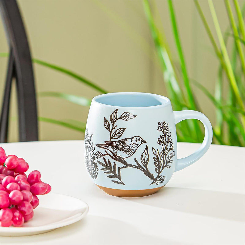 Artisan Series VII Blue Ceramic Cup, 15oz, Giftbox