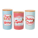 Kitchen Canister Set, Gingerbread,3cans001