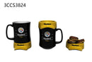 11oz. Ceramic Cup and Coaster Gift Set, Pittsburgh Steelers,3ccs3824