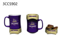 11oz. Ceramic Cup and Coaster Gift Set, James Madison University,3ccs902