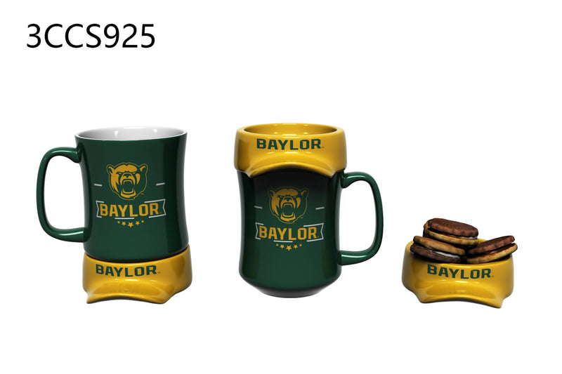 11oz. Ceramic Cup and Coaster Gift Set, Baylor University,3ccs925