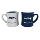 Seattle Seahawks 10oz Ceramic Cup Set, 2pc