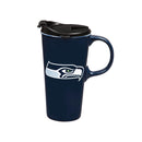 Seattle Seahawks, 17oz Boxed Travel Latte