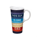Awesome Dad Ceramic Perfect Cup, 17oz, Gift Box