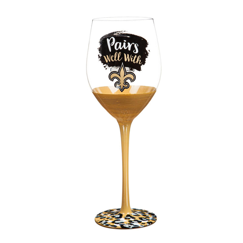 New Orleans Saints, 17oz Boxed Stemware