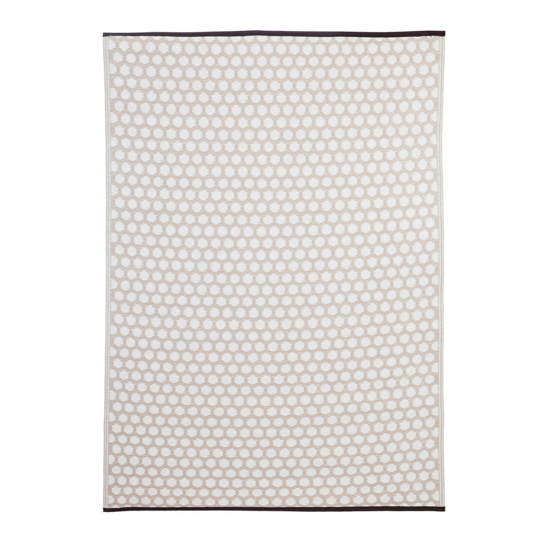 ReversibleWeather-resistant Rug 3'x5' Polka Dot