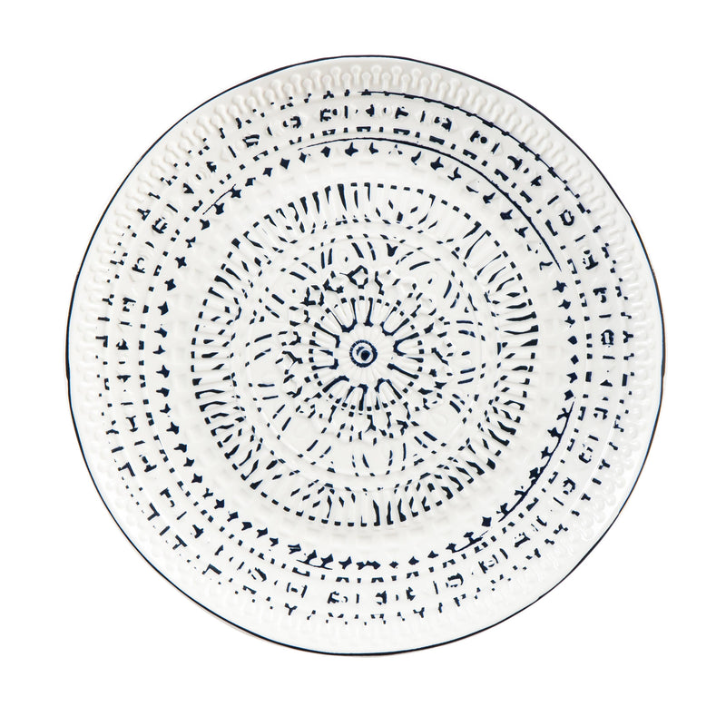 Ceramic Lunch Dinner Plate, Inkwell Collection