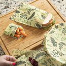 Beeswax Wrap, Set of 3, Delicate Greenery